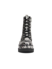 Women Imelda Combat Boot - Chrome Snake | Jessica Simpson