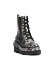 Women Imelda Combat Boot - Chrome Snake | Jessica Simpson