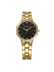 Accessories Metallized Bezel Bracelet Watch - Gold Tone | Jessica Simpson