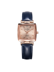 Accessories Cushion Case Strap Watch - Rose Gold Tone | Jessica Simpson