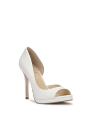 Women Kimli Peep Toe Pump - Bright White | Jessica Simpson