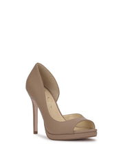 Women Kimli Peep Toe Pump - Chai Latte | Jessica Simpson