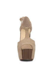 Women Dany T-Strap Platform Sandal - Almond | Jessica Simpson