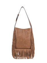 Accessories Fringed Calypso Hobo - Almond Brown | Jessica Simpson