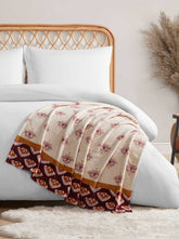 Home Celeste Plush Throw - Burgandy Red | Jessica Simpson