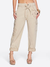 Women Allie Cargo Pant - Khaki | Jessica Simpson