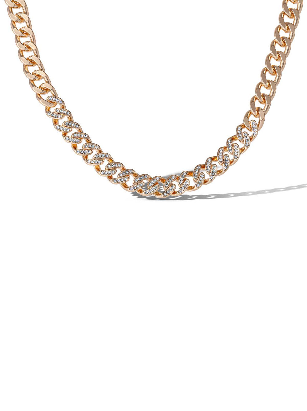 Accessories Pave Curb Chain Necklace | Jessica Simpson