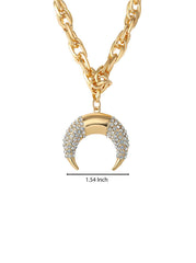 Accessories Pave Horn Necklace | Jessica Simpson