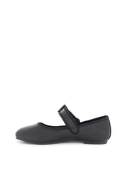 Women Little Girls' Amy Crystal Bow Ballet Flat - Black | Jessica Simpson