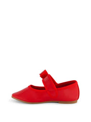 Women Toddler Amy Crystal Bow Ballet Flat - Red | Jessica Simpson