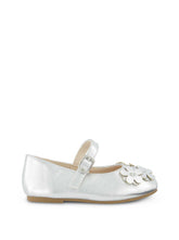 Women Toddler Amy Petal Ballet Flat - Silver | Jessica Simpson