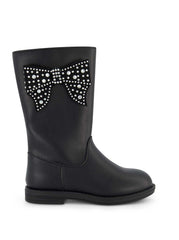 Women Toddler Evie Ribbon Boot - Black | Jessica Simpson