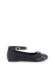 Women Little Girls' Amy Double Buckle Ballet Shoe - Black | Jessica Simpson