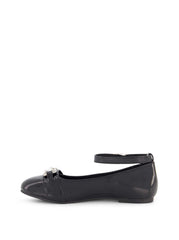 Women Little Girls' Amy Double Buckle Ballet Shoe - Black | Jessica Simpson
