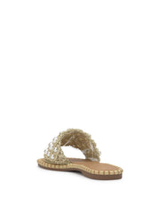 Women Brennara Flat Sandal - Soft Gold | Jessica Simpson
