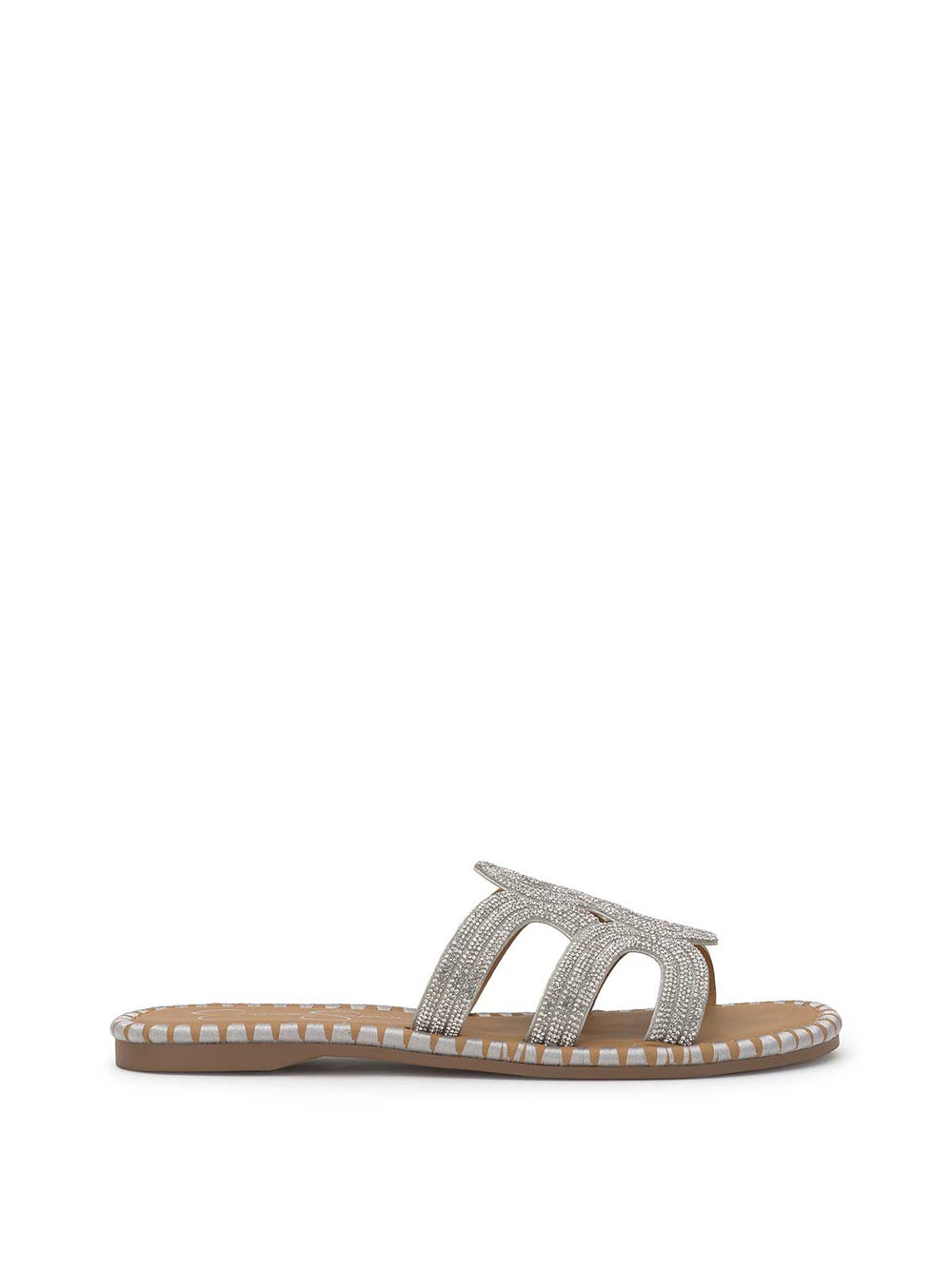 Women Bria Flat Sandal - Silver | Jessica Simpson