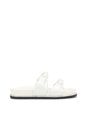 Women Caralyna Flat Sandal - White | Jessica Simpson