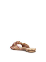Women Dydra Flat Sandal - Soft Pink & Gold | Jessica Simpson