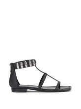 Women Elusta Flat Sandal - Black | Jessica Simpson