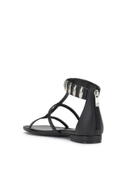Women Elusta Flat Sandal - Black | Jessica Simpson