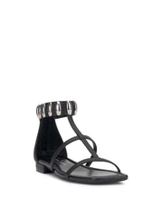 Women Elusta Flat Sandal - Black | Jessica Simpson