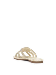 Women Bria Flat Sandal - Ivory | Jessica Simpson
