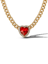 Accessories Red Heart Necklace | Jessica Simpson