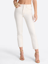 Women Harmony Straight High Rise Jeans - Ecru | Jessica Simpson