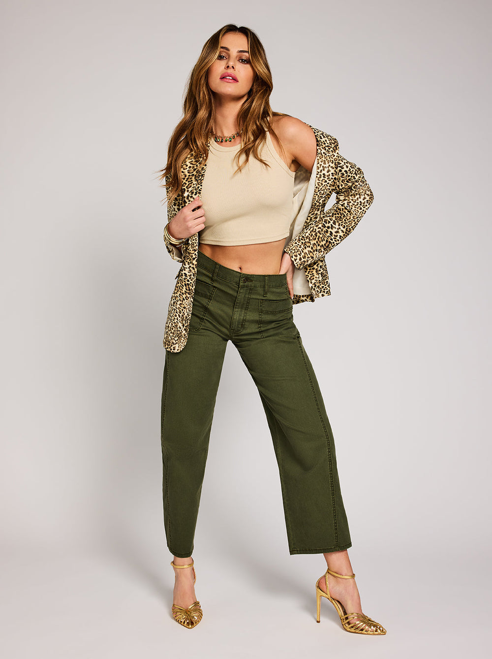 Women Relaxed Barrel Jeans - Forest Night | Jessica Simpson