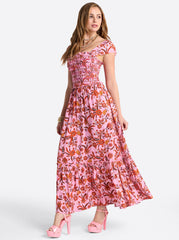 Women Clarice Maxi Dress - Rosebloom Wild Jacobeans | Jessica Simpson
