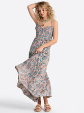 Women Bronte Dress - Buttercream Playful Paisleys | Jessica Simpson