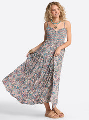 Women Bronte Dress - Buttercream Playful Paisleys | Jessica Simpson