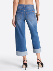Women Valentine Wide Leg Boyfriend Jeans - High Road | Jessica Simpson