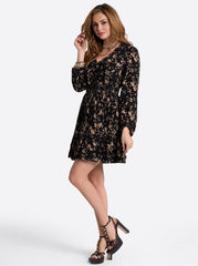 Women Yara Dress - Obsidian Wispy Ditsies | Jessica Simpson