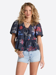 Women Raquelle Blouse - Polar Night Colorful Rio | Jessica Simpson
