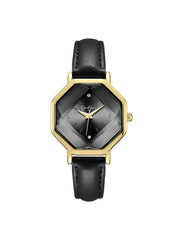 Accessories Octagonal Face Watch - Black | Jessica Simpson