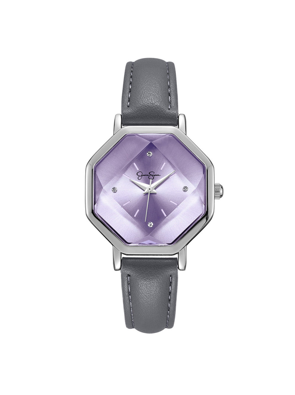 Accessories Octagonal Face Watch - Silver | Jessica Simpson