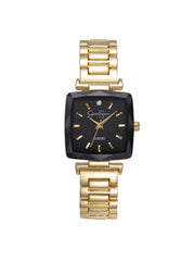 Accessories Square Case Bracelet Watch - Gold & Black | Jessica Simpson