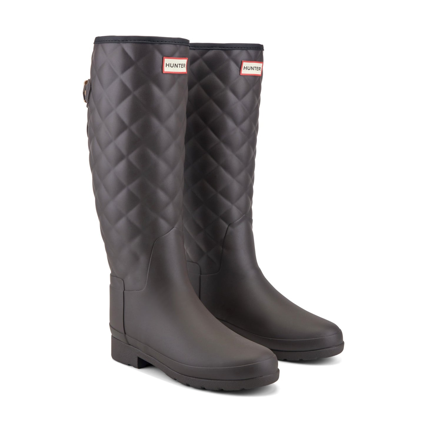 Hunter Boots Refined Adjustable Quilted Slim Fit Tall Rain Boots