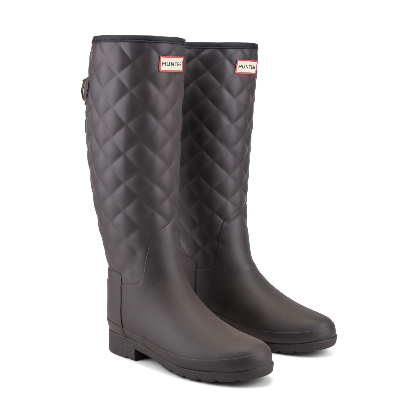 Hunter Boots Refined Adjustable Quilted Slim Fit Tall Rain Boots
