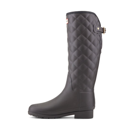 Hunter Boots Refined Adjustable Quilted Slim Fit Tall Rain Boots