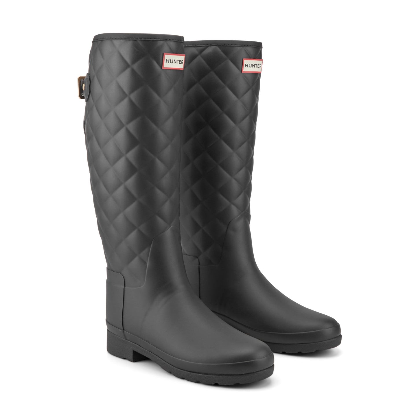 Hunter Boots Refined Adjustable Quilted Slim Fit Tall Rain Boots