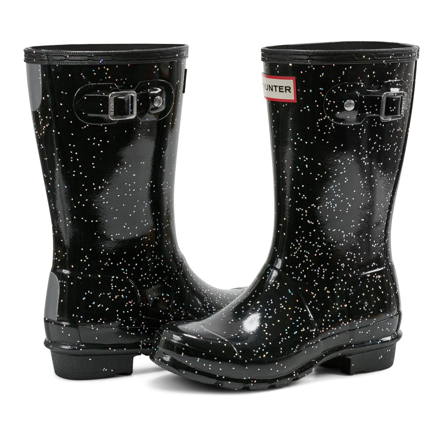 Hunter Boots Big Kids Original Giant Glitter Rain Boots