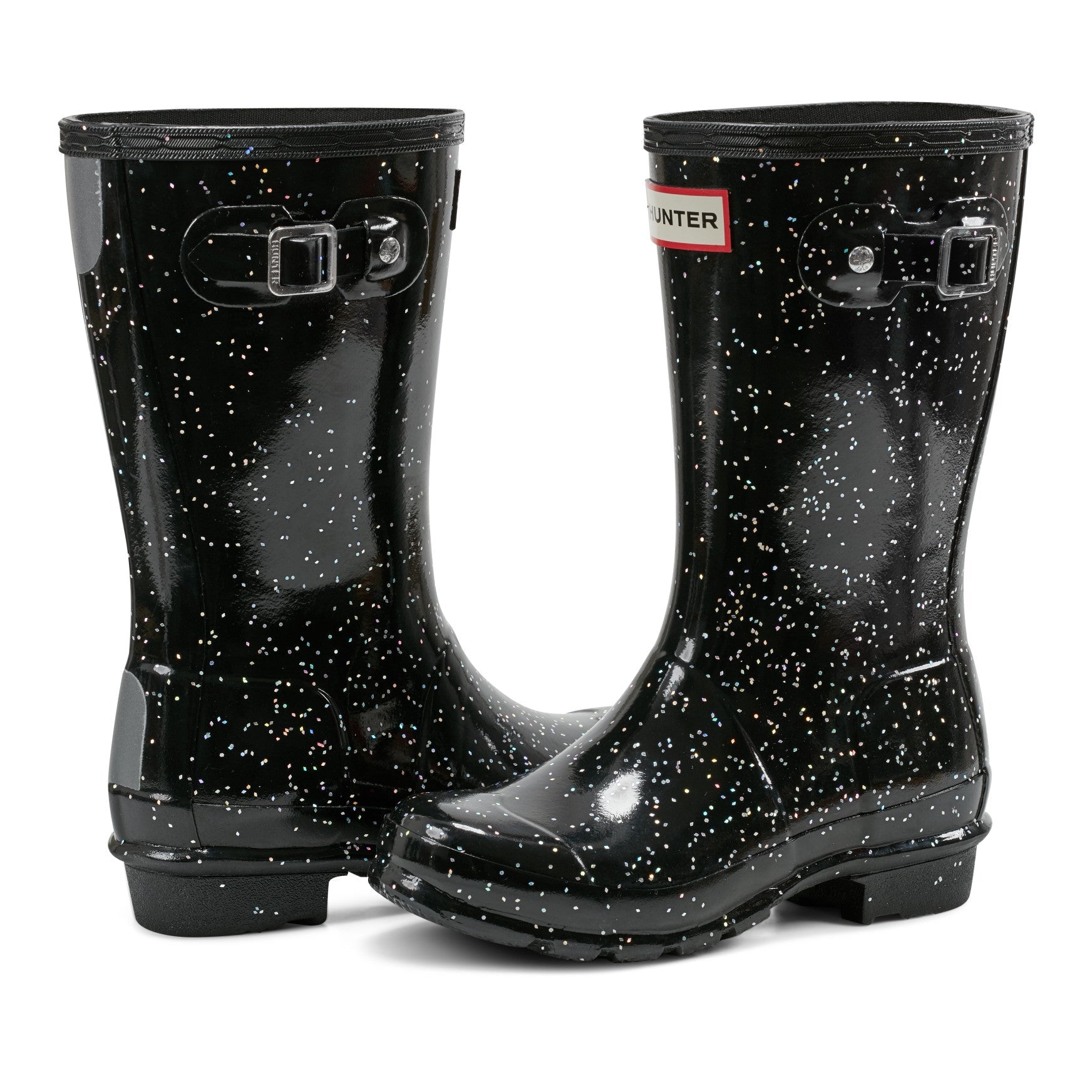 Hunter Boots Big Kids Original Giant Glitter Rain Boots