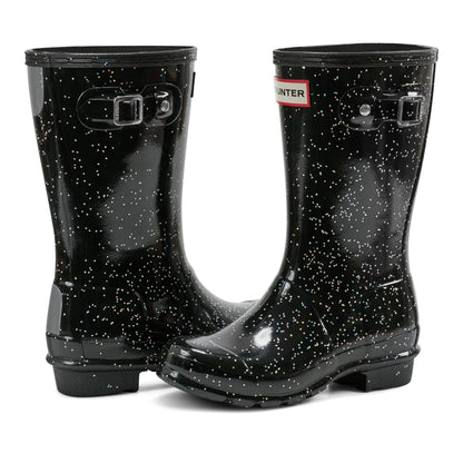Hunter Boots Big Kids Original Giant Glitter Rain Boots