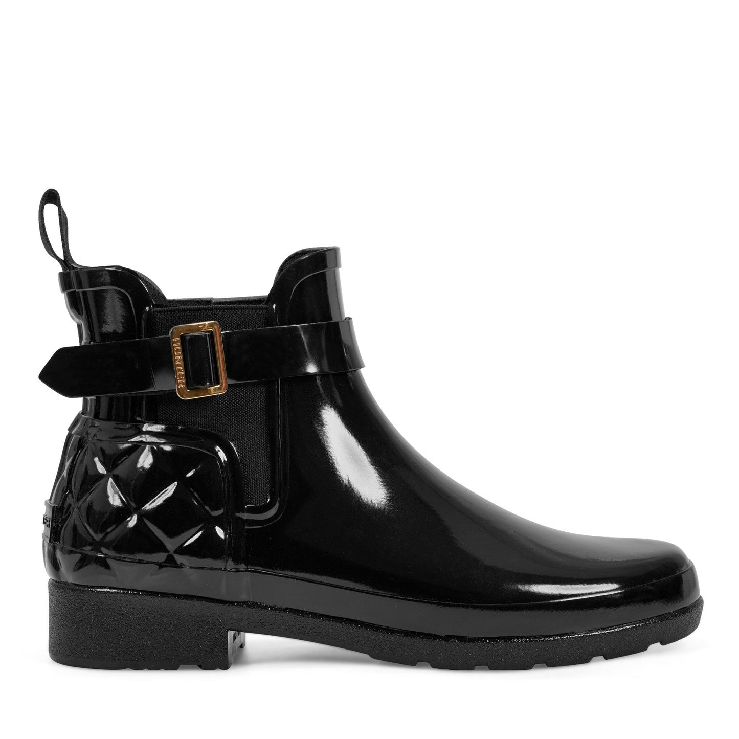 Hunter Boots Quilted Gloss Refined Slim Fit Chelsea Boots