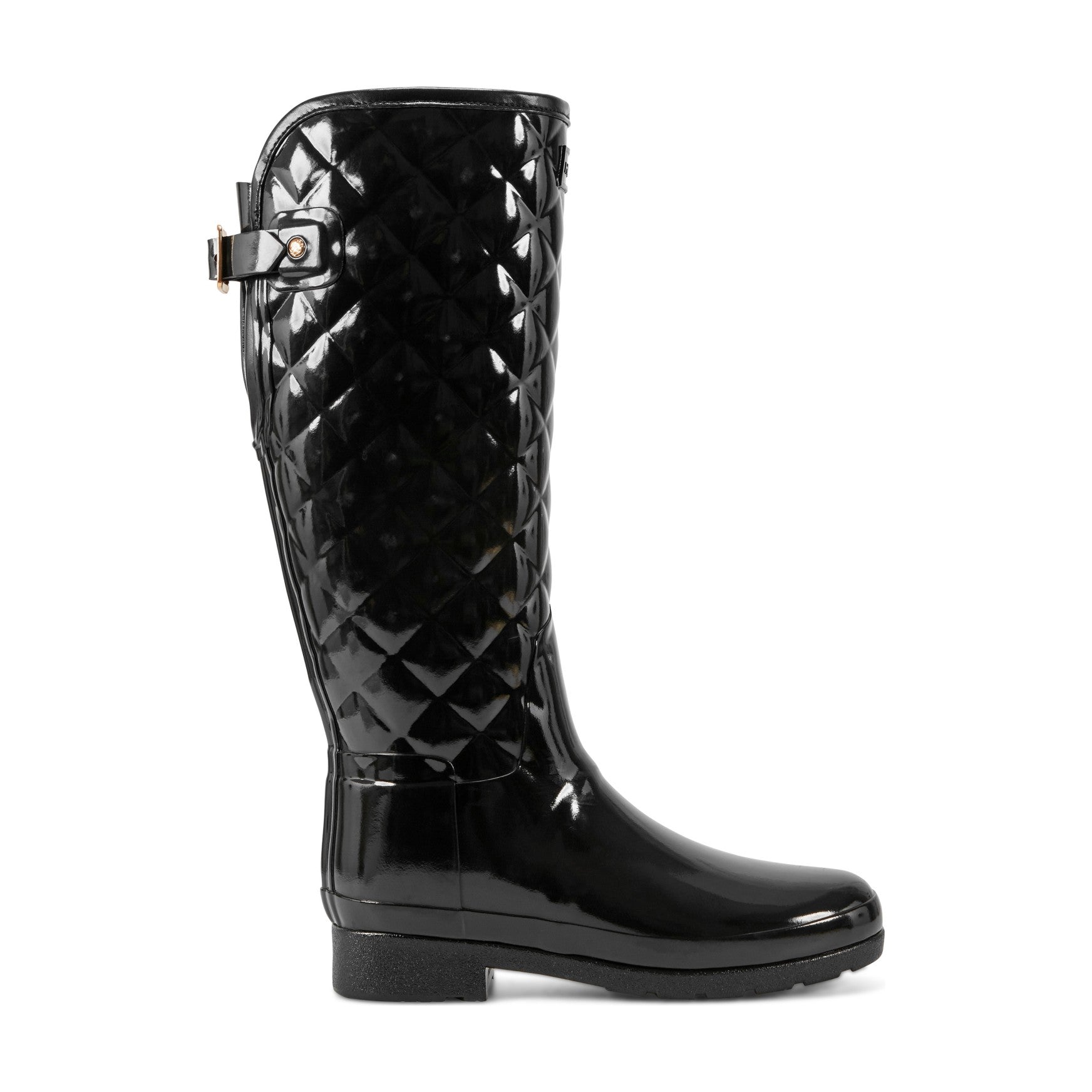 Hunter Boots Refined Adjustable Quilted Slim Fit Tall Rain Boots