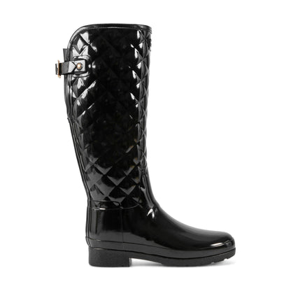 Hunter Boots Refined Adjustable Quilted Slim Fit Tall Rain Boots