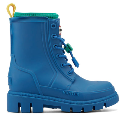 Hunter Boots Little Kids Stamp Lace-Up Waterproof Ankle Boots