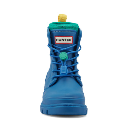 Hunter Boots Little Kids Stamp Lace-Up Waterproof Ankle Boots